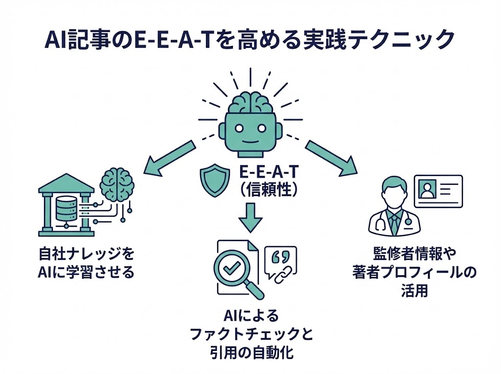 【品質編】AI記事のE-E-A-Tを高める実践テクニック
