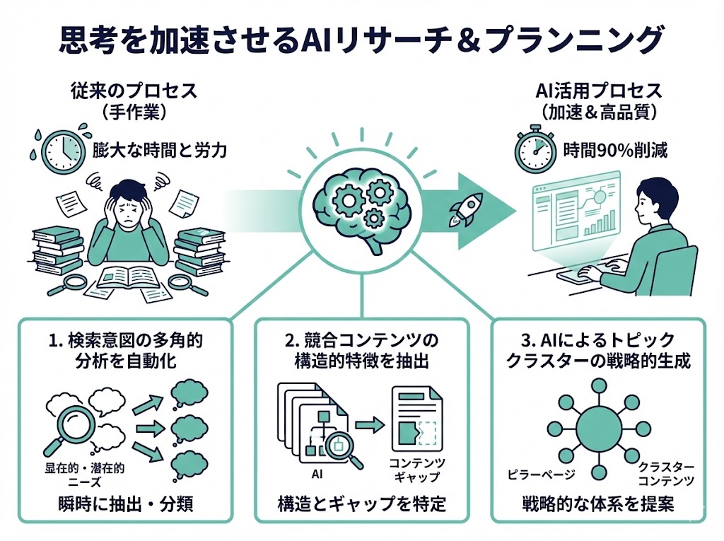 思考を加速させるAIリサーチ＆プランニング